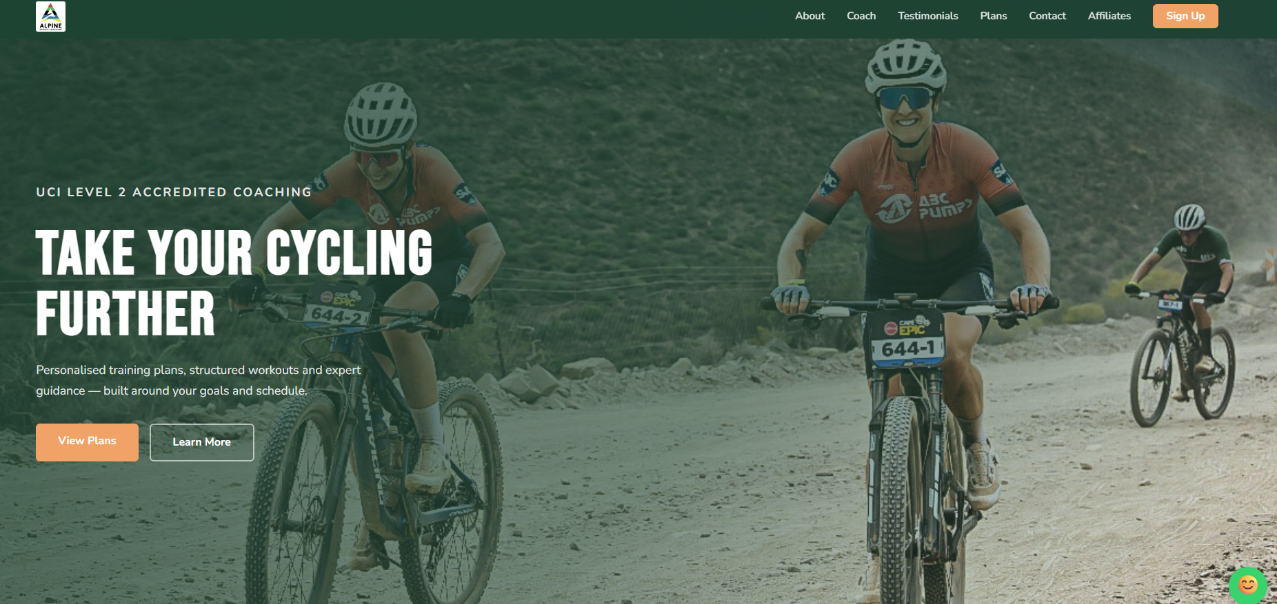 Alpine Sports Coaching Website