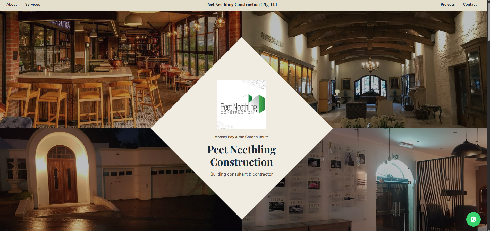 Peet Neethling Construction Website