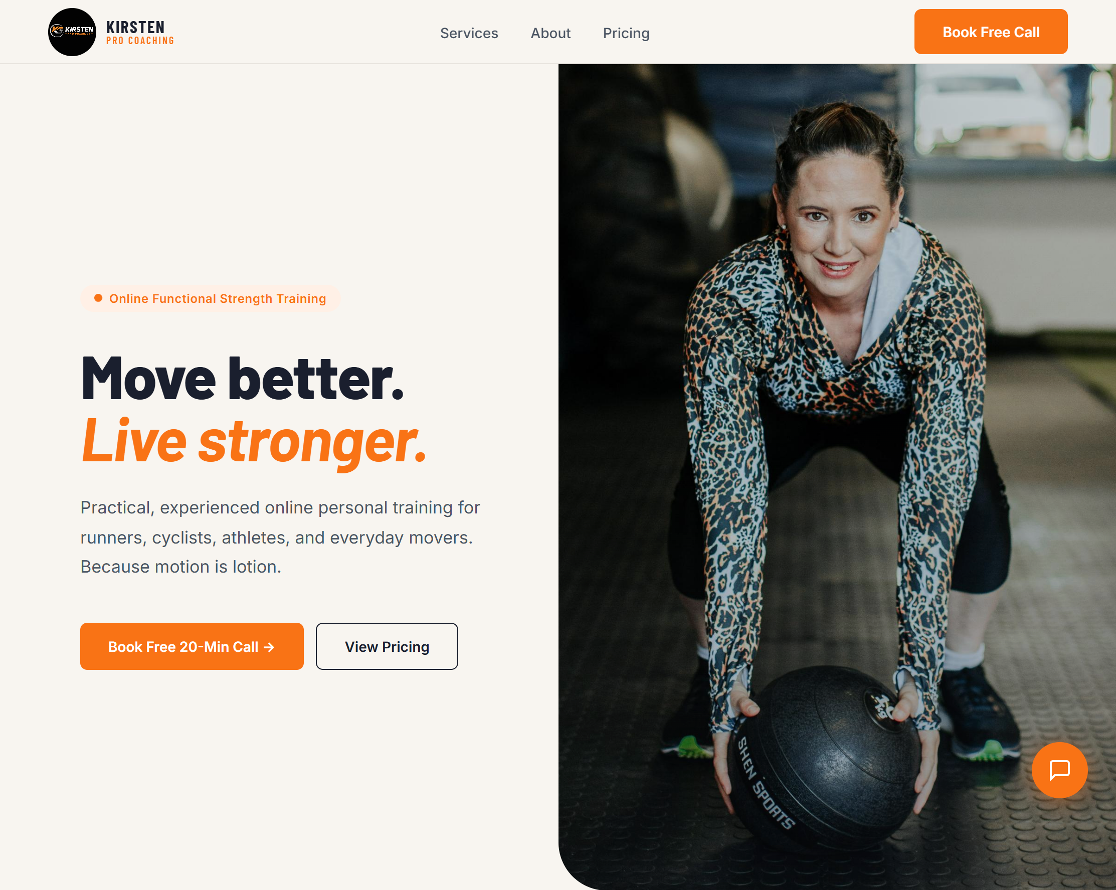 Personal Training Website