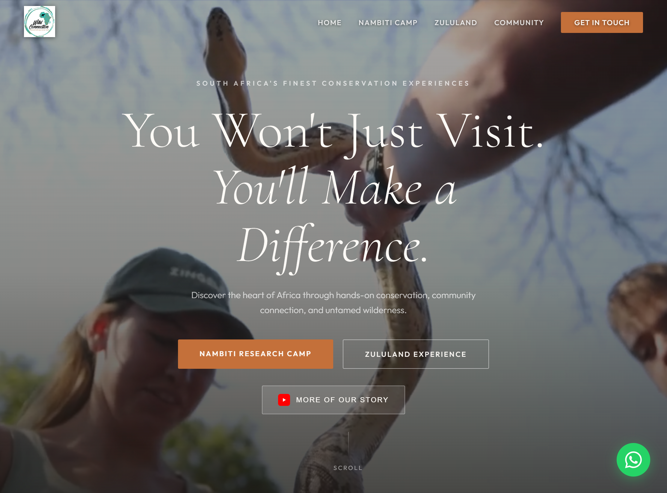 Wild Connection Conservation Website